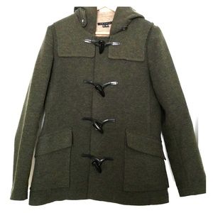 Theory Camire Honorum Wool Duffle Toggle Coat